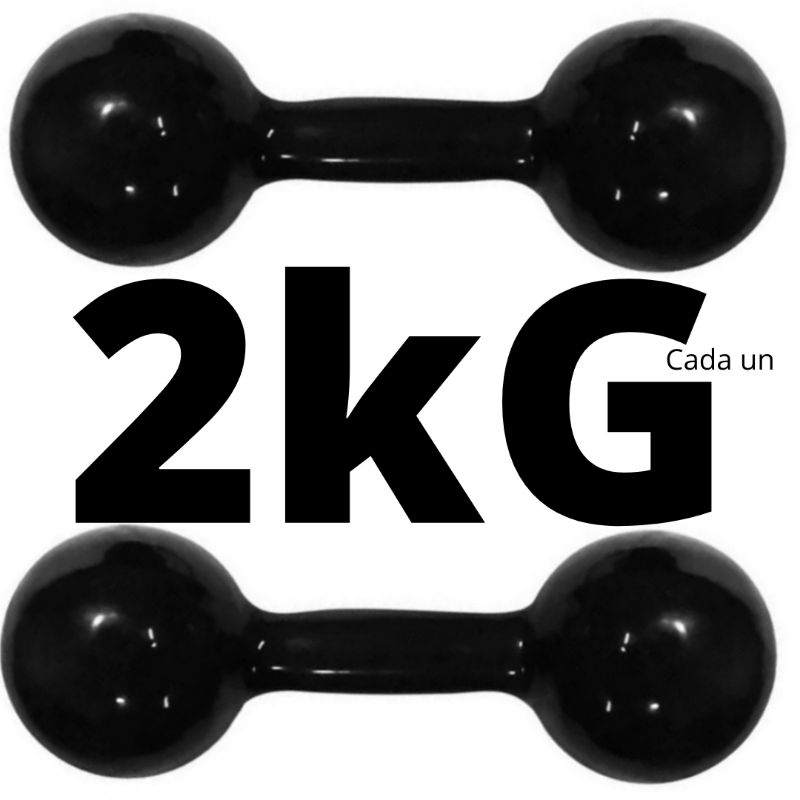 Halteres 2kg emborrachado o par 4kg promoção Original malhar em casa Barato Premium