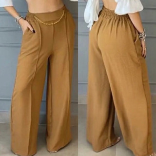 calça pantalona cintura com corrente atrás elástico feminina_003