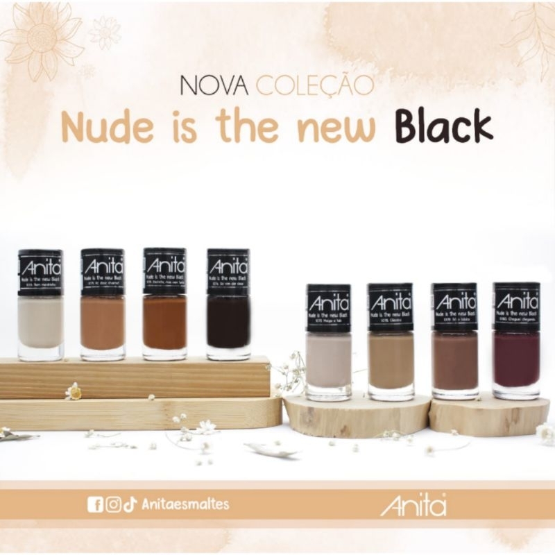 kit 8 Esmaltes Anita coleção Nude is the new Black