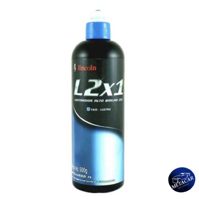 Polidor Lustrador Cera 2x1 Alto Brilho Automotivo Lincoln 500ML