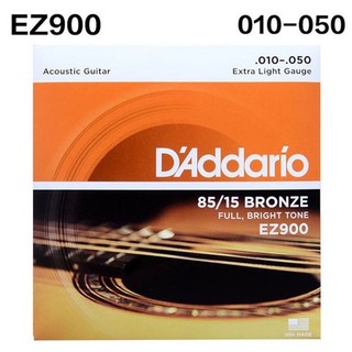 Encordoamento de Aço D'addario para Violão Jogo de Cordas de violão