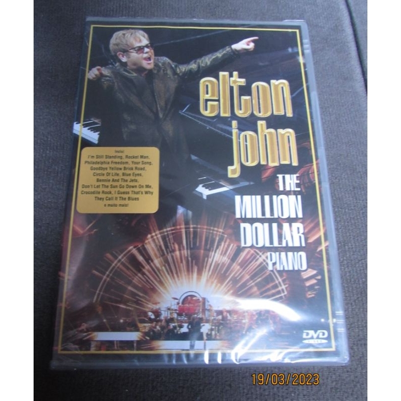 Elton John the million dollar piano dvd novo lacrado