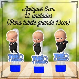 Apliques para tubetes Grandes - O Poderoso Chefinho em Oferta na Shopee