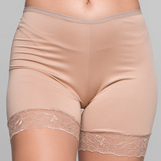 Kit 3 Short Anágua Segunda Pele Modeladora Com Renda Roupa Íntima