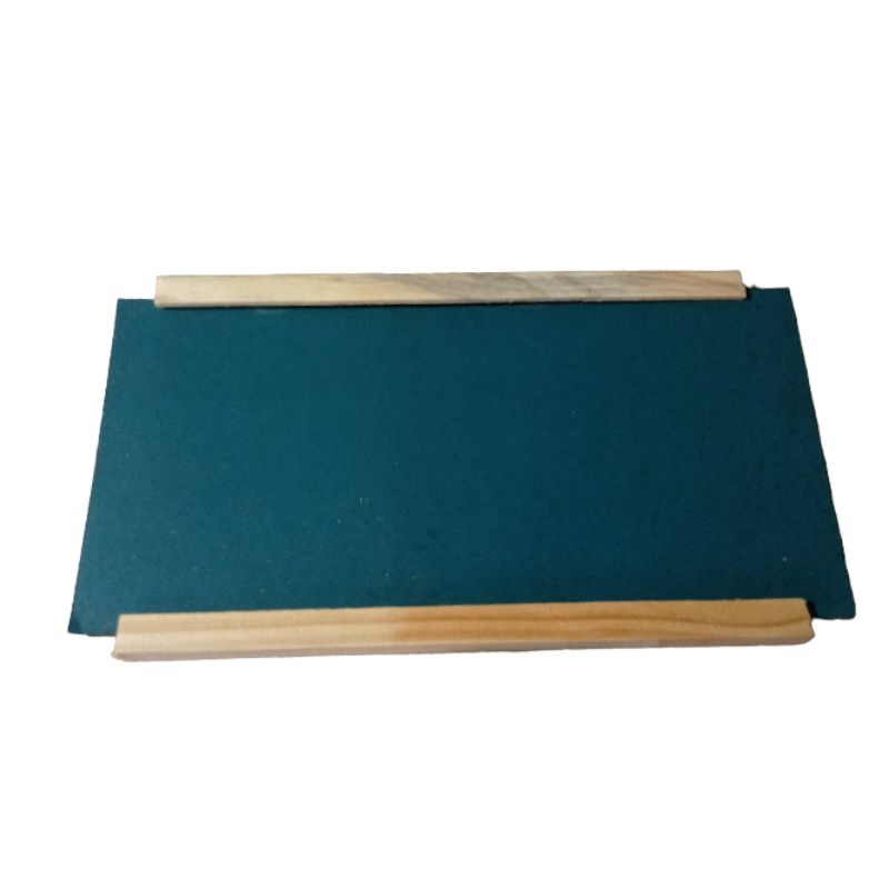 Lousa SAMARA  quadro negro em madeira 17.5cm x 30cm  1 giz e apagador de esponja educação infantil