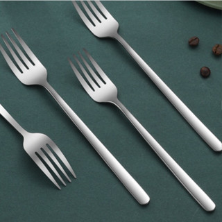 Kit 24 Garfo para sobremesas Aço Inox de alta qualidade Reutilizável Faqueiro Promoção