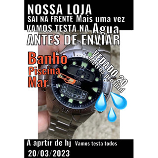 Relógio Citizen Aqualand Jp1060-52x Pulseira Aço