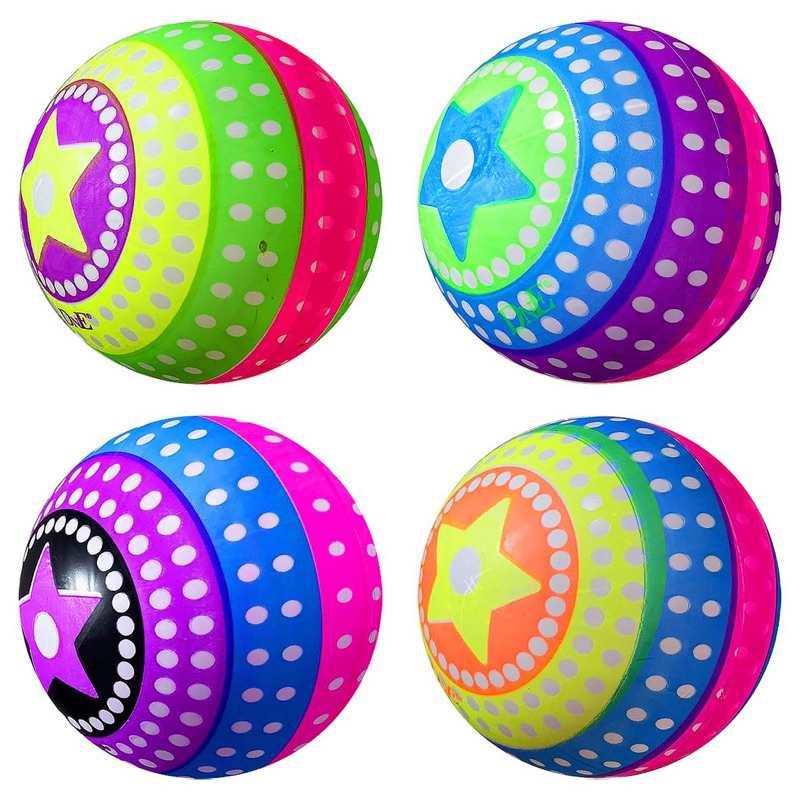 1 /6 / 12Un Bola De Praia Vinil Inflavel Colorida Plastico Personalizada