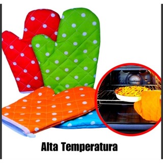 Luva de Forno e Fogão Alta Temperatura Super Proteção Beleza e Praticidade