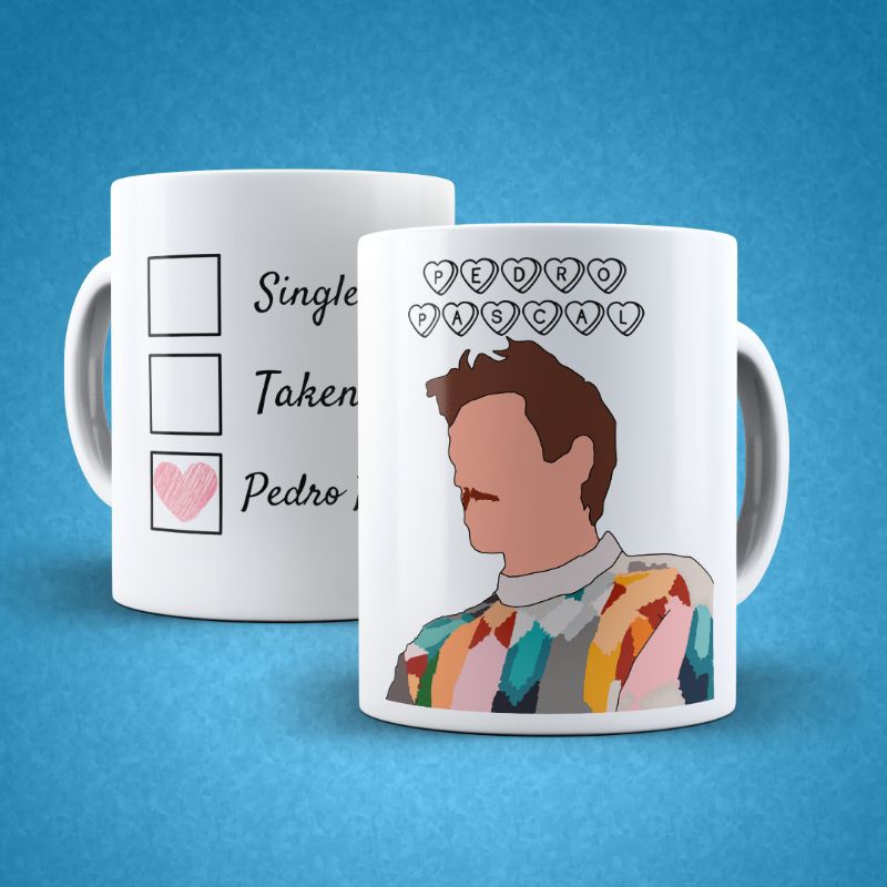 Caneca The Last Of Us - Pedro Pascal - Sweet Love (Porcelana)