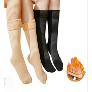 2 pares Meia Térmica TUBO Caxemira N 33 a 43 Veludo Fleece Unissex Adulto frio inverno neve promo em Oferta na Shopee