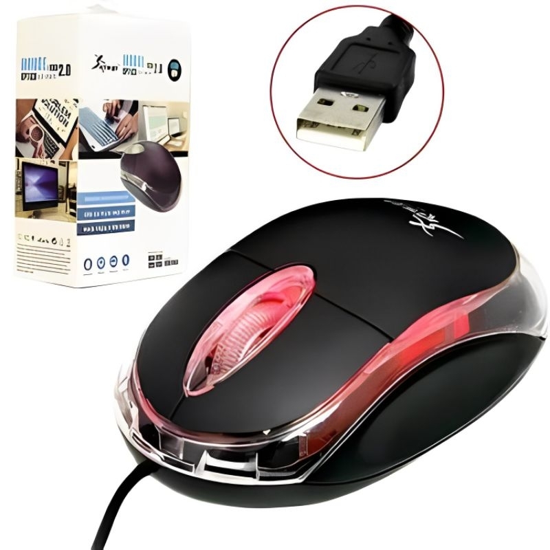 Mouse Óptico USB 3D Para Computador Notebook SmartTv DVR e Jogos