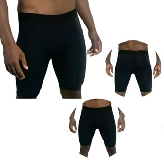 Kit 02 Bermuda Térmica Masculina Esportiva Anti-Assaduras Short Térmico Slim Fit