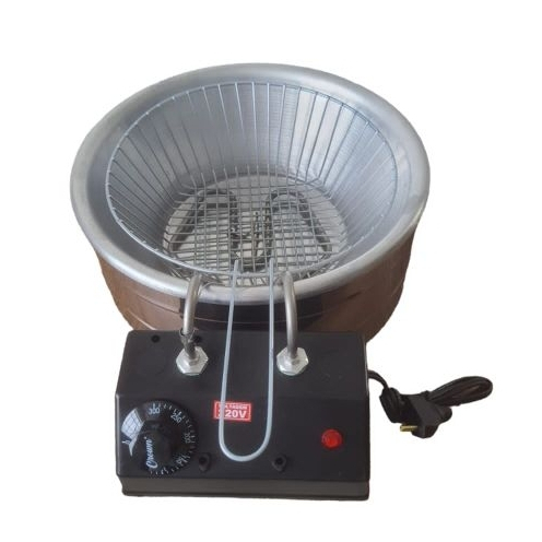 Fritadeira elétrica tacho 4L profissional alumínio  promoção