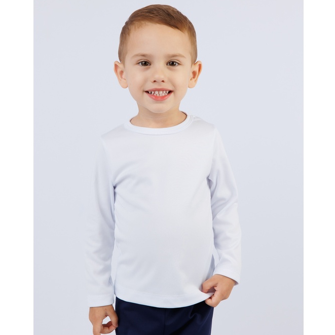 Blusa Manga Longa TÉRMICA Segunda Pele Peluciada Infantil - Unissex 1 ao 12 Anos