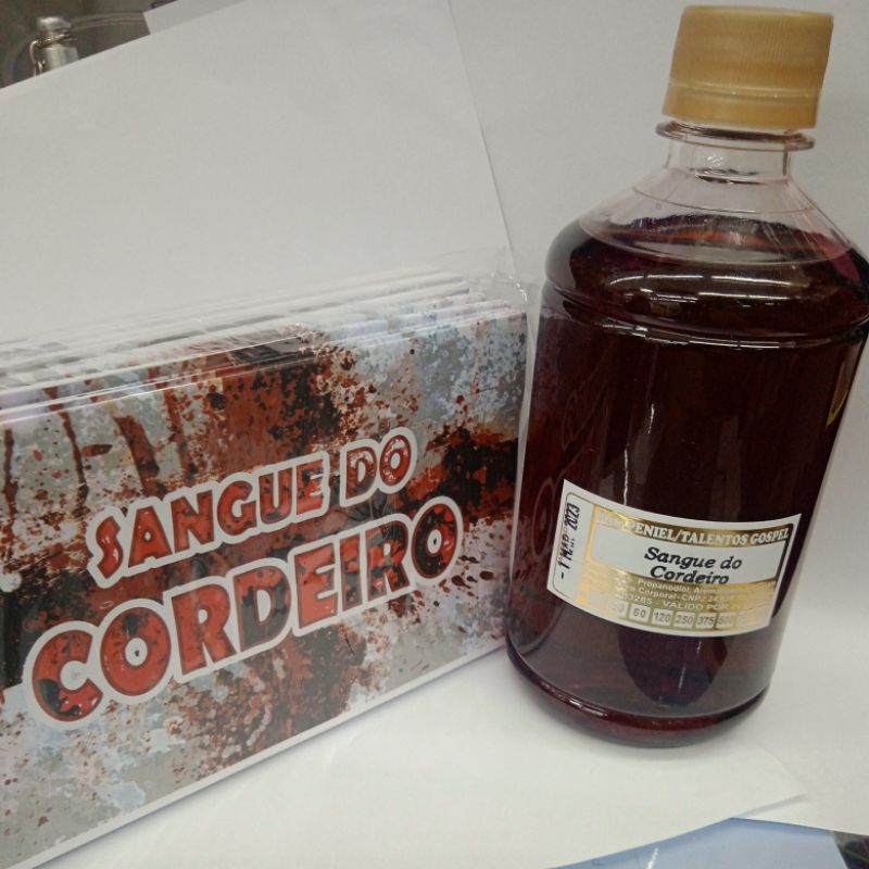 envelope sangue do Cordeiro+meio sangue do Cordeiro