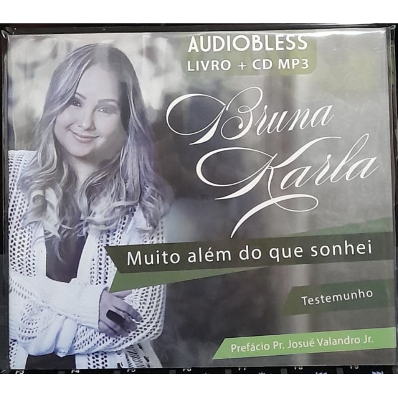 CD+LIVRO-BRUNA KARLA-MUITO ALEM DO QUE SONHOS-CONSERVADO