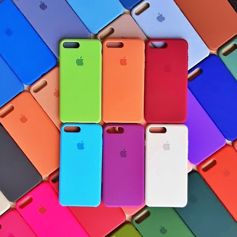 Capa Para iPhone 7 Plus / 8 Plus Silicone Aveludada Capinha 1ª Linha em Oferta na Shopee