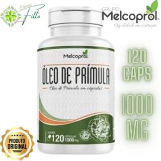 Óleo de Primula p/TPM 120 cápsulas 1000mg Ácido Gama Linoleico GLA Prímula Melcoprol