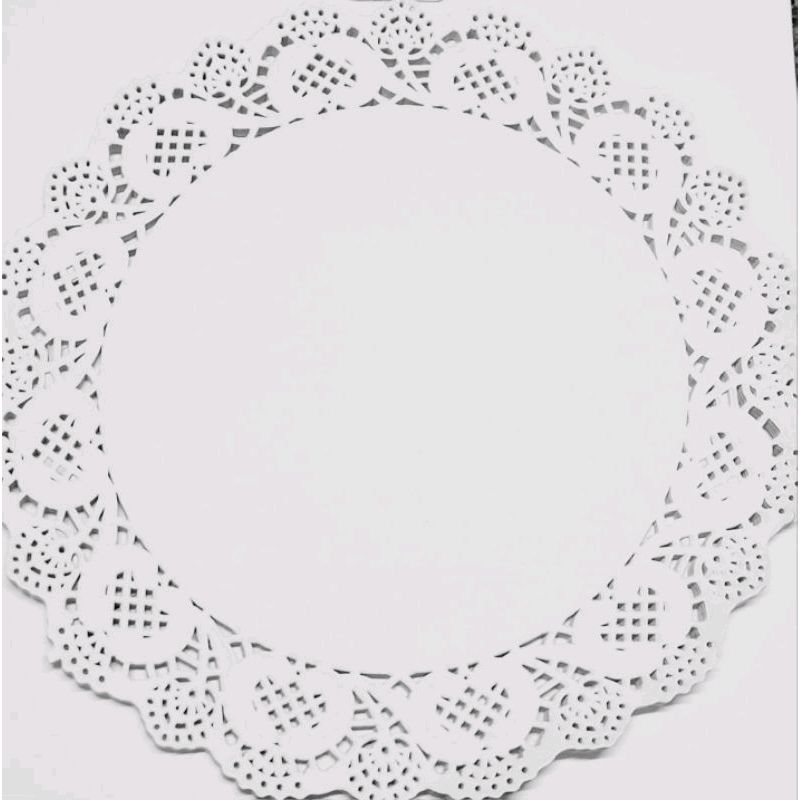 Papel Rendado Doilie  35CM com 50 unidades. em Oferta na Shopee
