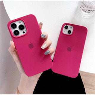 Capa Case Capinha aveludada Silicone ROSA FÚCSIA para iPhone X/XS/XSMAX/XR/7G/8G/7PLUS/8PLUS/11PRO/11PROMAX/11/12/12PRO/12PROMAX/13/13PRO/13PROMAX/14/14PRO/14PLUS/14PROMAX