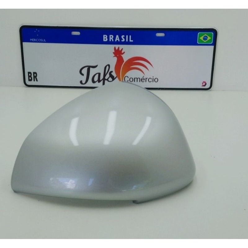 Capa Retrovisor Fiat New Idea 2011 a 2016 Original Metagal Prata Bari Ld