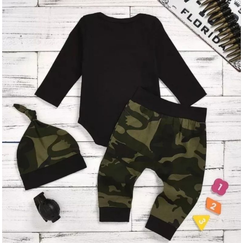 Roupa De Bebê Menino Conjunto Body E Calça - Rock Baby em Oferta na Shopee