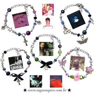 Pulseiras inspiradas em álbuns alternativos