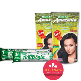 1 UN 001A-TKD Henê Amazônia Divina Dama Bisnaga ou Pouch 180g - Maranata Cosméticos.