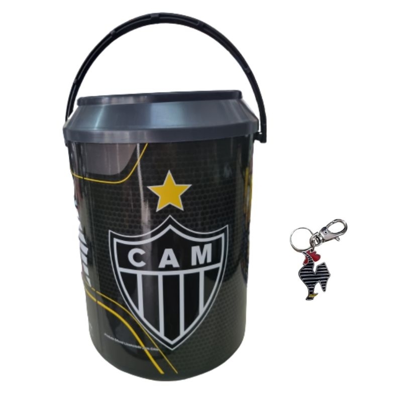 Cooler Térmico Caixa Térmica Futebol Galo 12latas/10 Latões + brinde