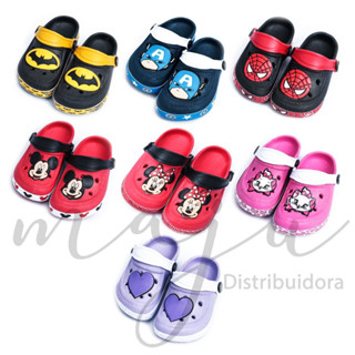 Sandalia Babuche Infantil Menina Menino Chinelo Ergonomica Feminino E Masculino personagens