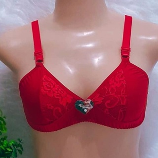 kit Com 5 Sutiãs Sem Aro em Lycra E Renda Sem Bojo e Alça Larga e Reforçada em Oferta na Shopee