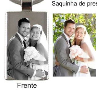 Chaveiro com foto e frase a sua escolha  - CHAVEIRO DE AÇO