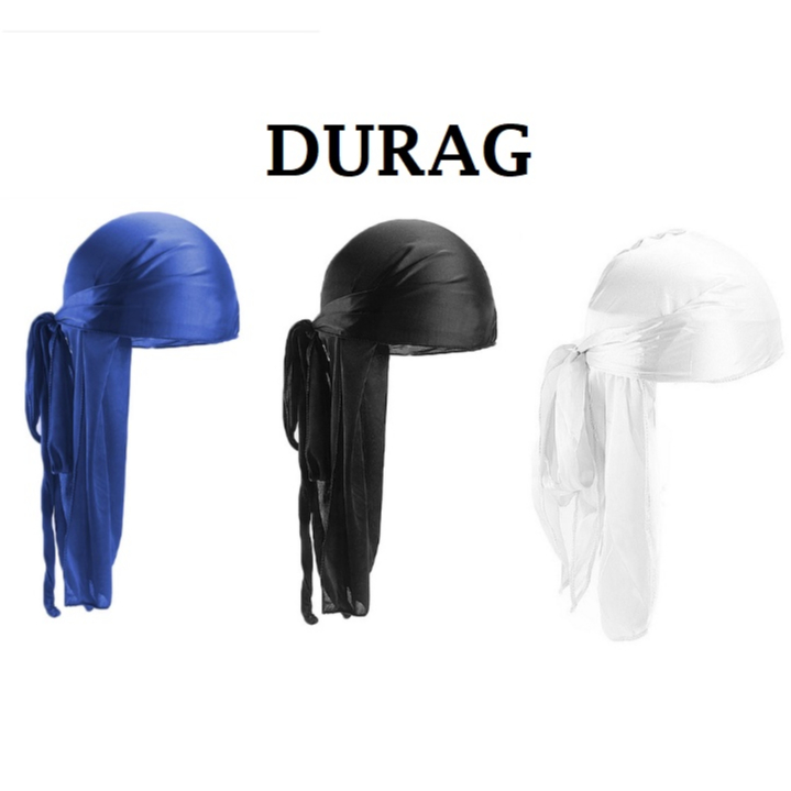 Kit 2 Bandana Durag Veludo Preta E Azul 360 Waves Rapper em Promoção na  Americanas