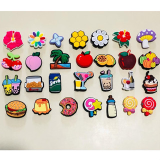 Pin Jibbitz de Crocs e Babuches Comidinhas Fofas Flor
