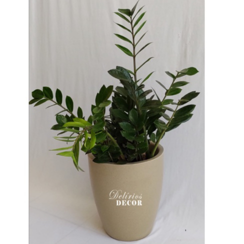 Vaso de Plantas e flores Decorativo Reciclável em Polietileno, Redonda Cód. B50