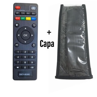 Controle Remoto Com Capa Original Para TV Box