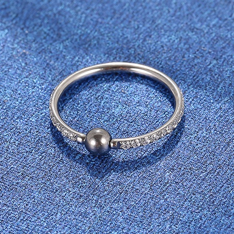 Piercing Captive AÇo CirÚrgico ZircÔnia Podendo ser Usado:  Daith Septril, Rook, Conch, Nariz《Lomiss  piercing》 - Fashion Accessories