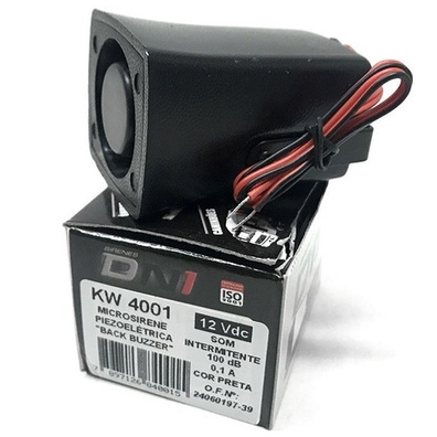 Sirene De Marcha Ré/Alarme Som Intermitente 12v