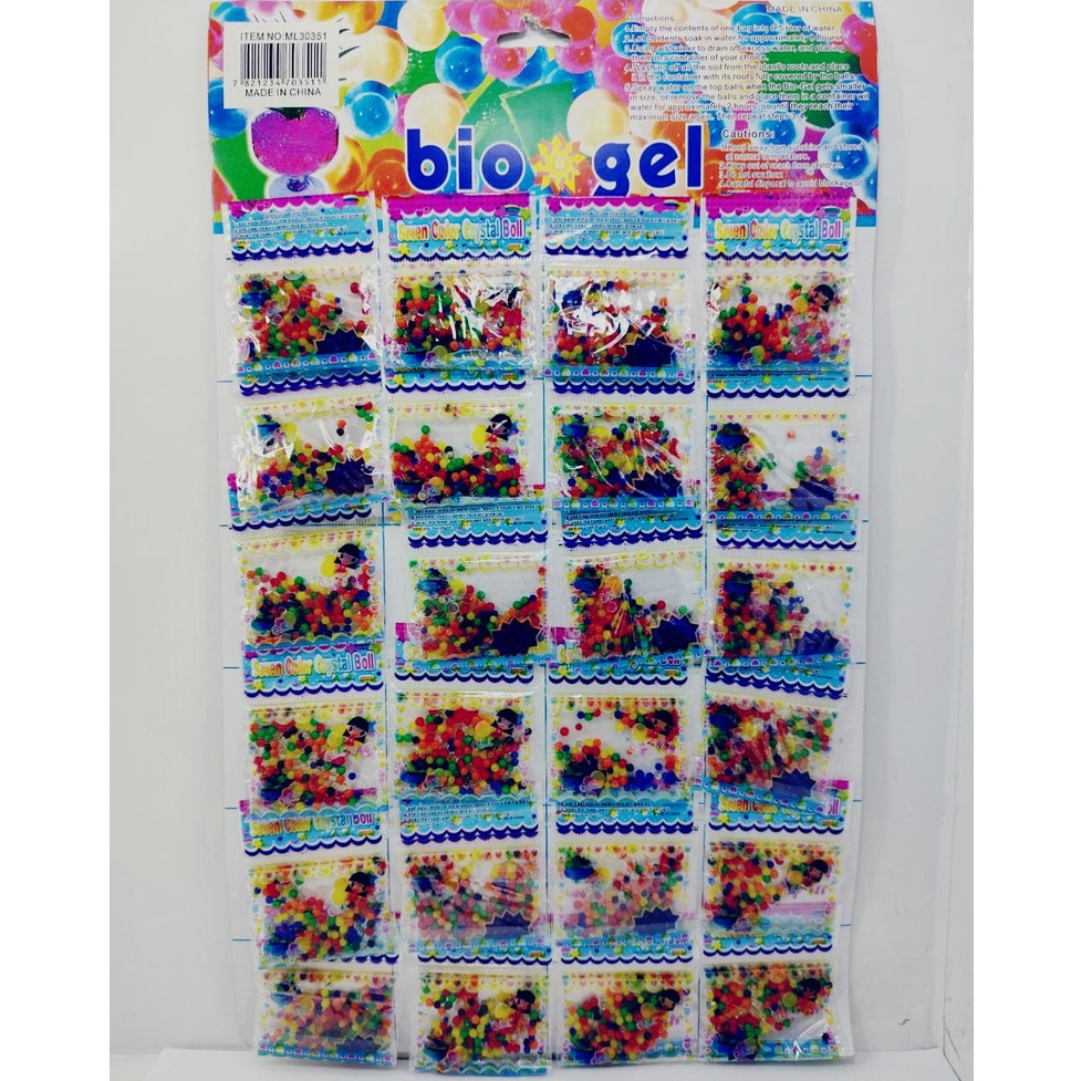 Bolinha De Gel Que Cresce Na Água