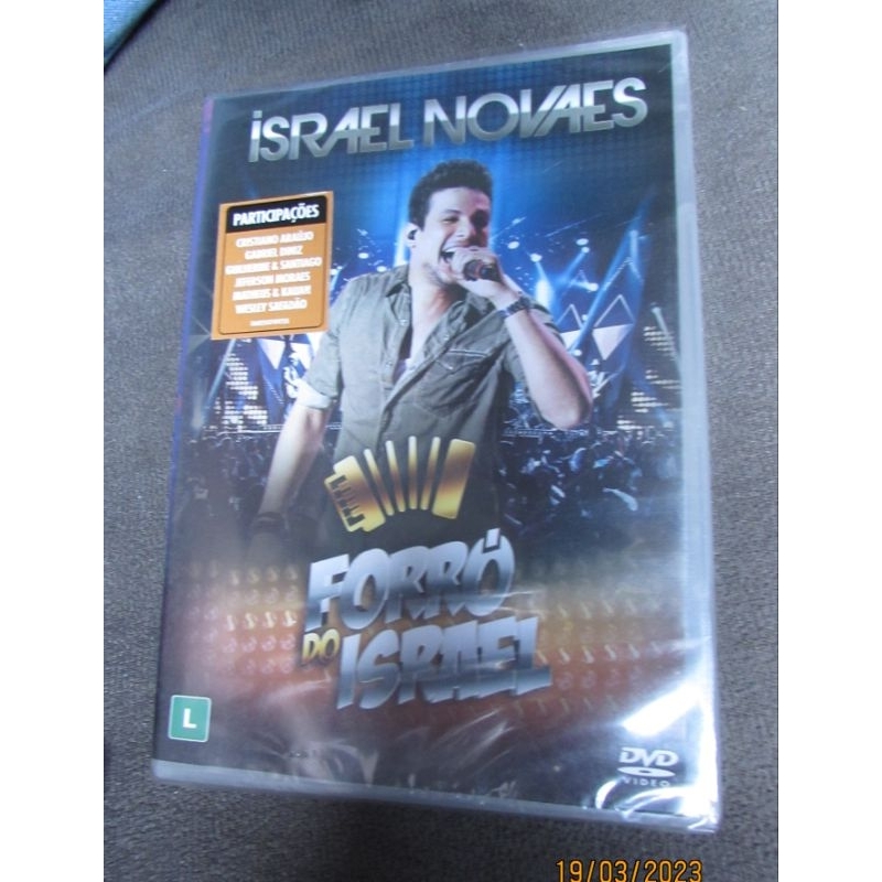 Israel Novaes forró do Israel dvd novo lacrado