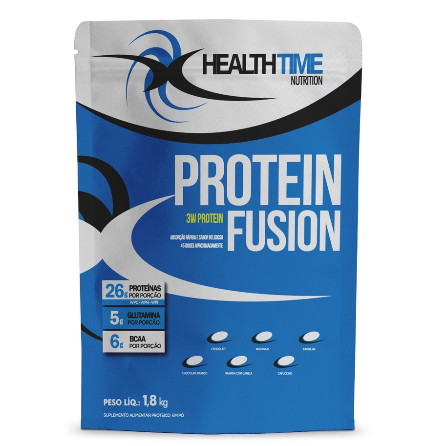 WHEY PROTEIN FUSION 3W - 1,8KG (26g DE PROTEINAS POR PORÇÃO)