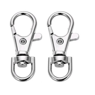 fecho mosquetão para chaveiro - coleira pet - 38mm 100 peças