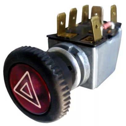 Chave Pisca Alerta Fusca Kombi Brasília 7 Terminais 12v em Oferta na Shopee