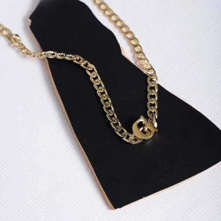 Colar Corrente Elos Com Letra Inicial Banhado A Ouro 18k Ou Prata 925 em Oferta na Shopee
