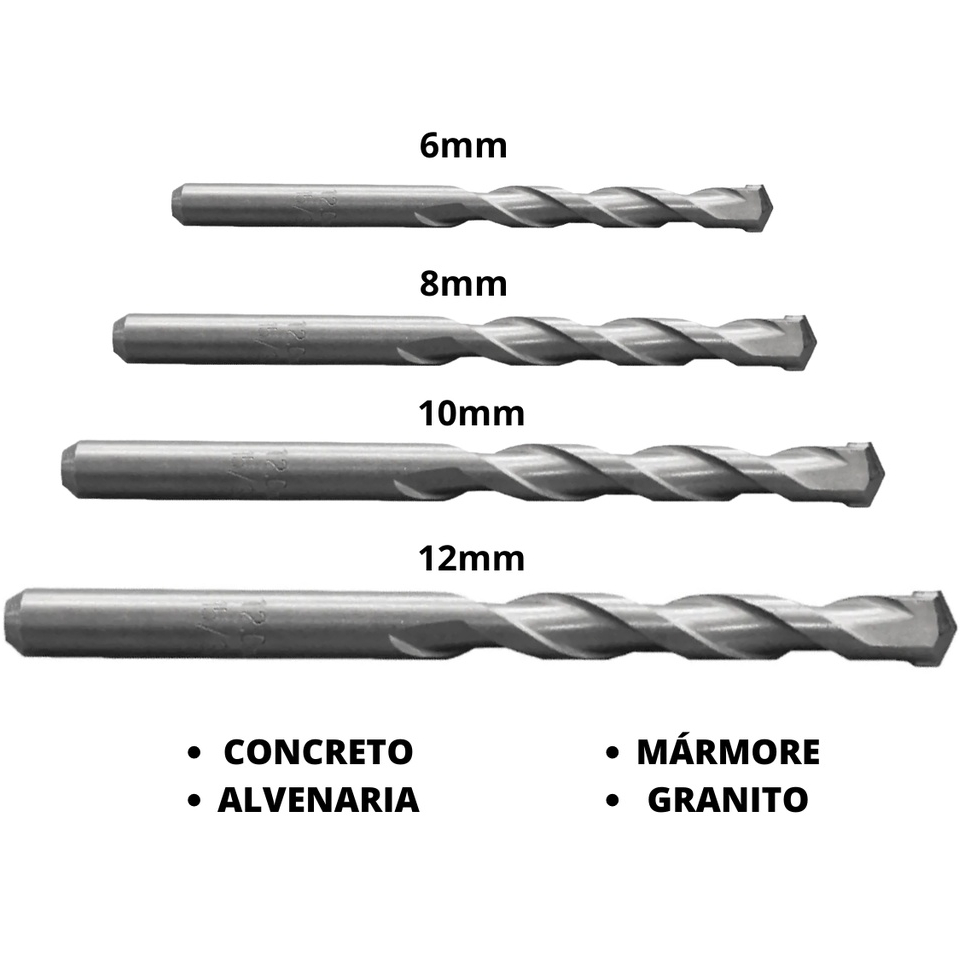 Broca para Concreto Parede 10: Onde Comprar | BuscaProdutos
