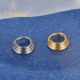 Piercing Argola TitânioG23 Pvd Segmento Articulado 3 Fileiras Podendo ser Usado: Septril, Rook, Conch, Nariz《Lomiss piercing》