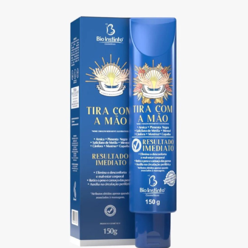 Pomada Tira com a Mão Pomada para Massagem 150g - Bio Instinto