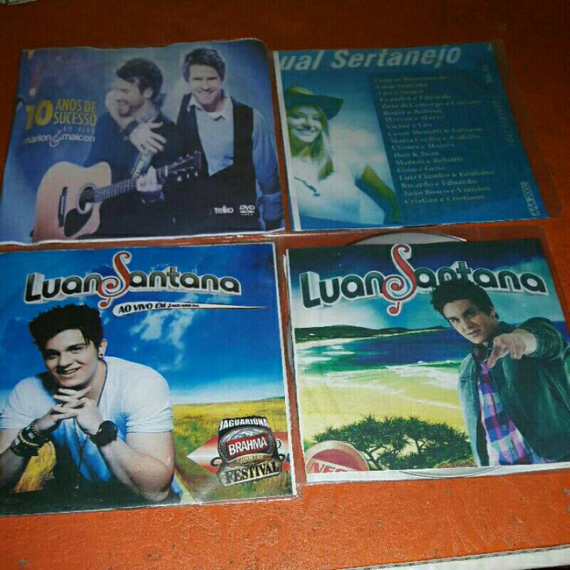 cds sertanejos Luan santana Marlon e maicon lual sertanejo