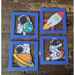 Quadros Astronauta quarto menino decoração